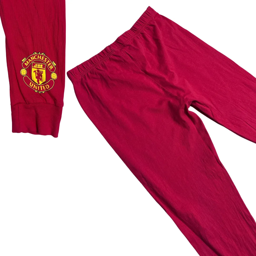 Manchester United Red Cotton Lounge Pajama Pants ⚽