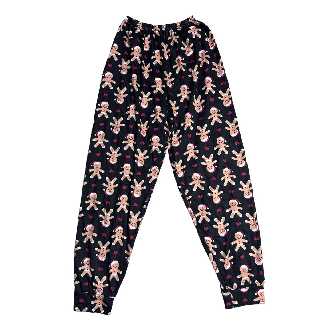 Women’s Gingerbread Print Cozy Lounge Pajama Pants 🍪