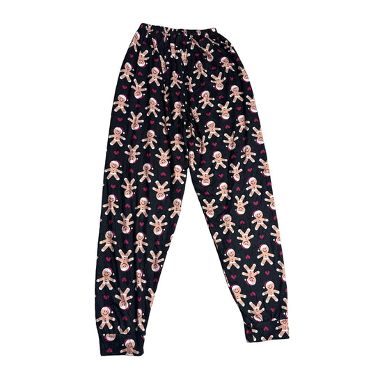 Women’s Gingerbread Print Cozy Lounge Pajama Pants 🍪