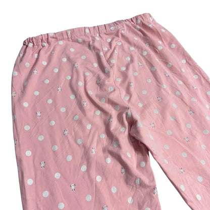 Cute Pink Polka Dot Sleep Pajama