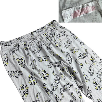 PRIMARK ® Playful Cat Print Cotton Pajama