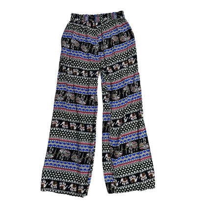 Bohemian Elephant Print Cotton Lounge Pajama