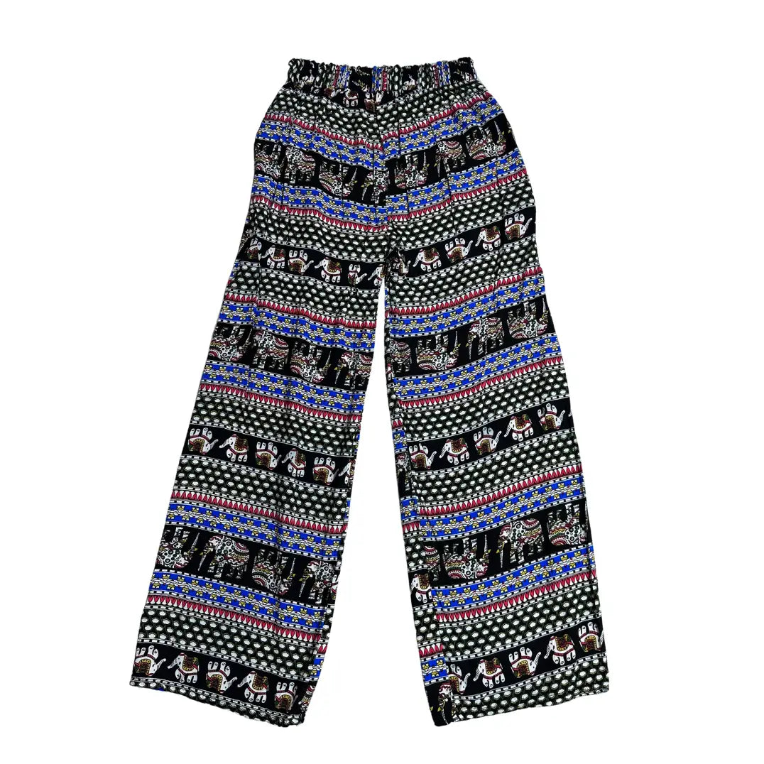 Bohemian Elephant Print Cotton Lounge Pajama