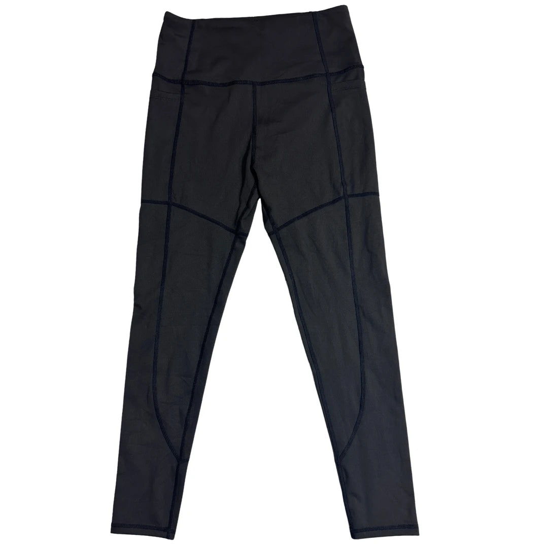 Black High-Waist Performance Leggings(S)