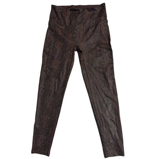 S2 Sports® Brown Snakeskin Print Leggings(S)