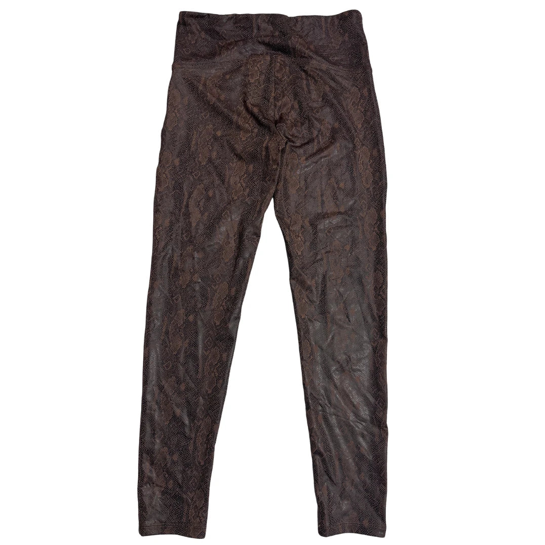S2 Sports® Brown Snakeskin Print Leggings(S)