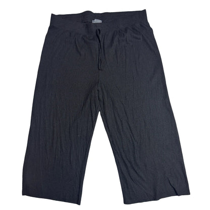 Primark® Black Ribbed Culotte Trousers(XL)