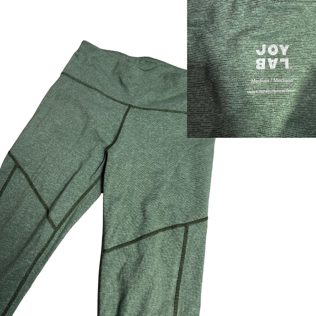 JoyLab® Green Performance Leggings(M)