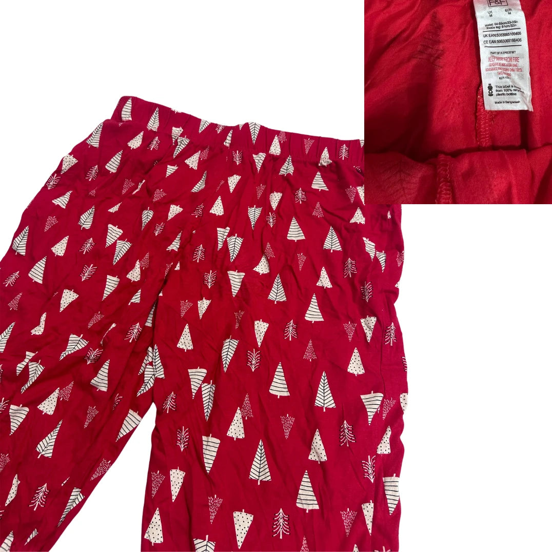 F&F® Red Printed Lounge Pajama Bottoms ❤️🌲