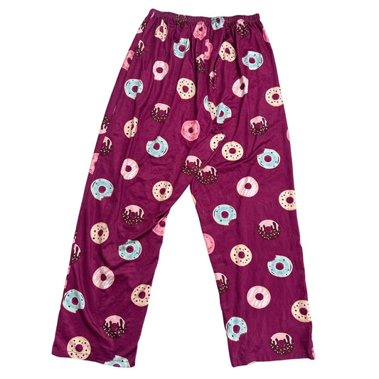 Purple Donut Print Lounge Pajama Pants 🍩💜