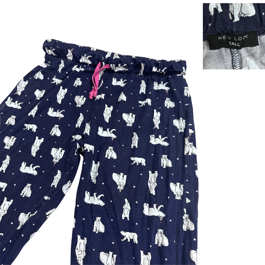New Look® Navy Polar Bear Lounge Pajama Bottoms 🐻🌙