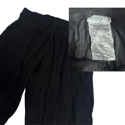 Janina® Black Wide Leg Lounge Trousers 🖤