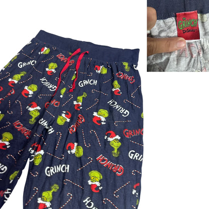 The Grinch Dr. Seuss® Navy Graphic Lounge Pajama Bottoms 🎄💚