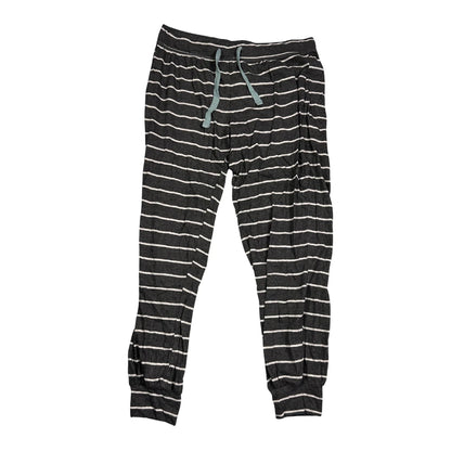 M&S® Charcoal Striped Lounge Pajama Bottom(M)