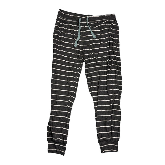 M&S® Charcoal Striped Lounge Pajama Bottom(M)