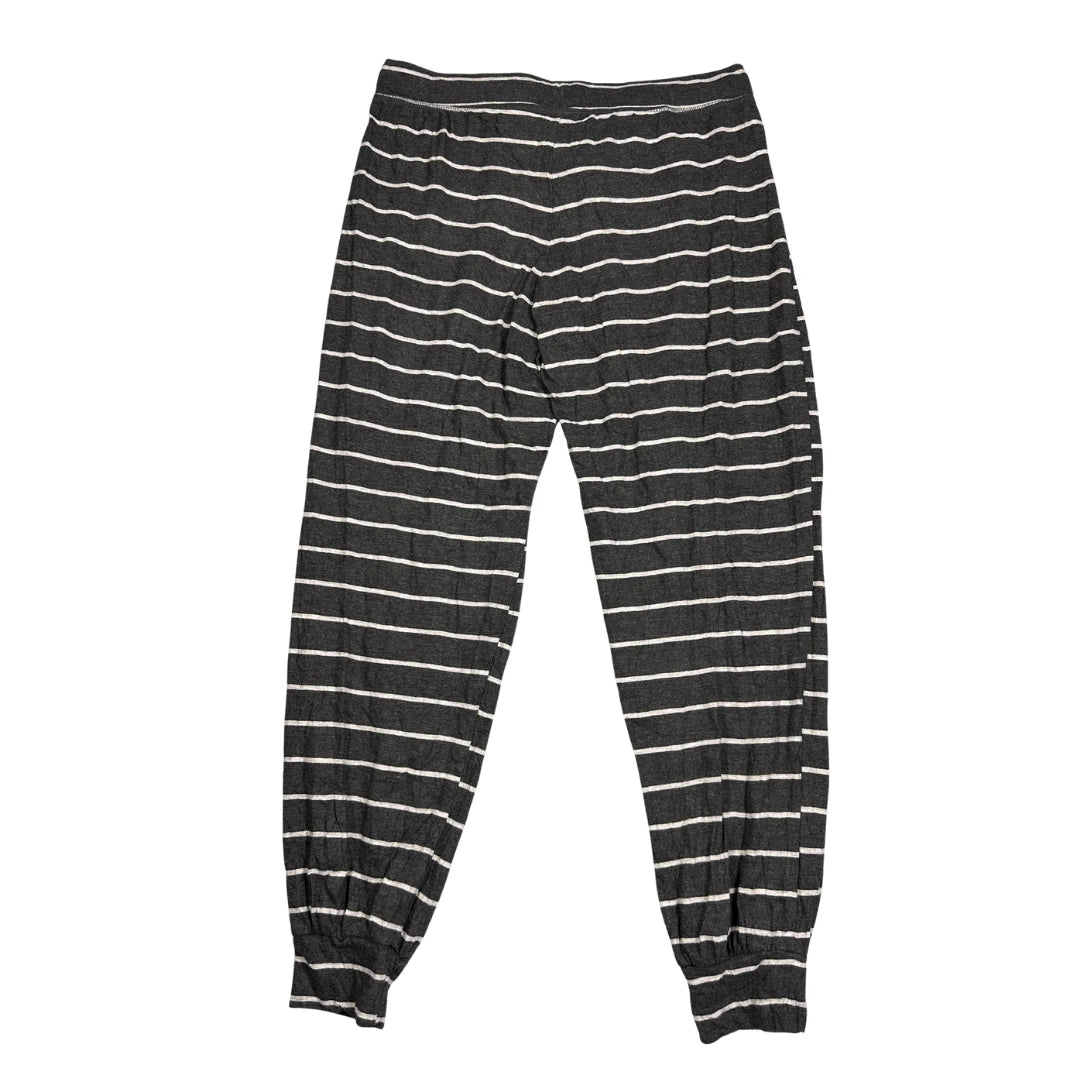 M&S® Charcoal Striped Lounge Pajama Bottom(M)