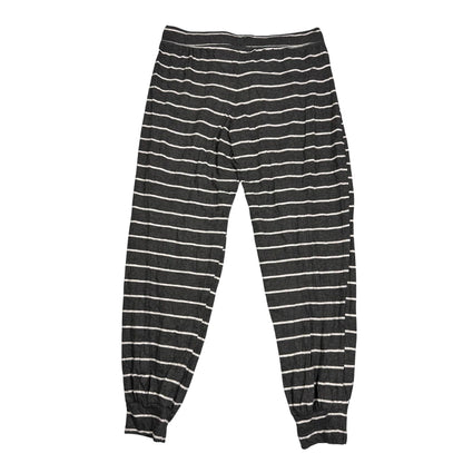M&S® Charcoal Striped Lounge Pajama Bottom(M)