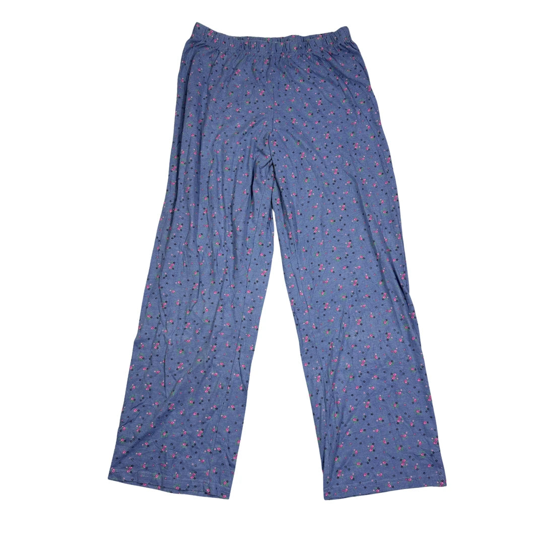 F&F® Blue Tiny Floral Lounge Pajama Bottom(L)
