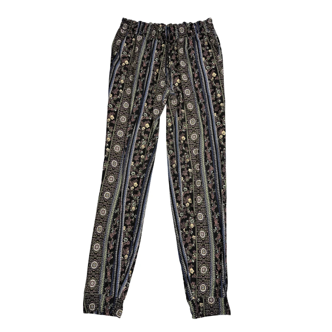 Mudd® Black Printed Casual Lounge Bottom(M)