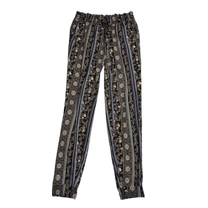 Mudd® Black Printed Casual Lounge Bottom(M)