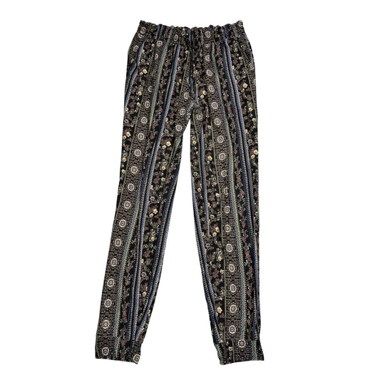 Mudd® Black Printed Casual Lounge Bottom(M)