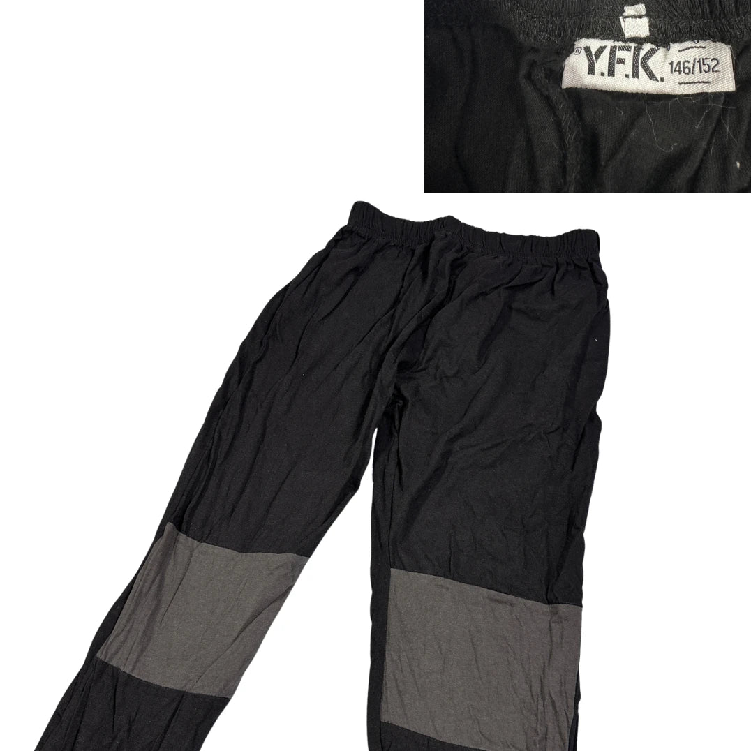 Y.F.K.® Black Color Block Lounge Pajama Bottom(S)