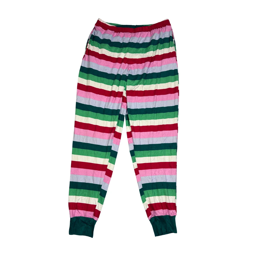 Multicolor Striped Lounge Pajama Bottom