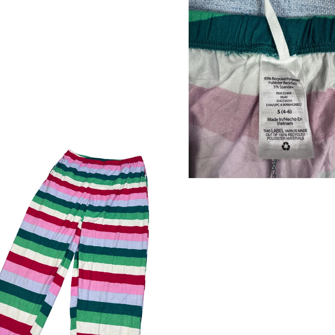 Multicolor Striped Lounge Pajama Bottom