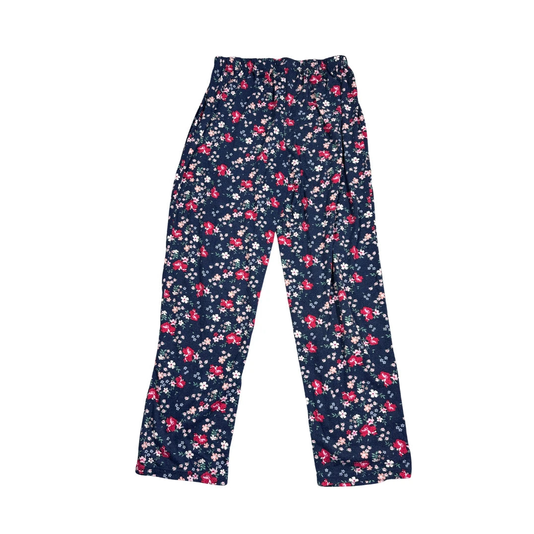 DAMART® Navy Floral Lounge Pajama Bottom(L)