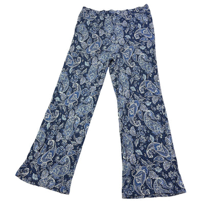 TU® Blue Paisley Print Wide Leg Lounge Pants