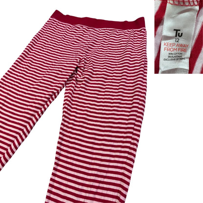 TU® Red Striped Cotton Lounge Leggings