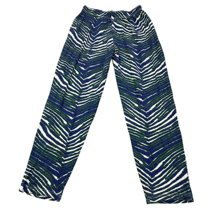 Zubaz® Blue Green Zebra Print Lounge Pants