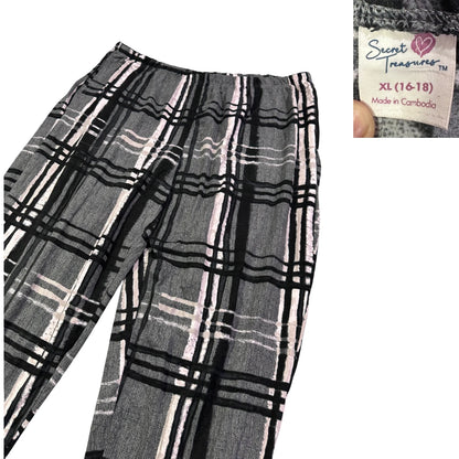 Secret Treasures® Grey Plaid Lounge Pants