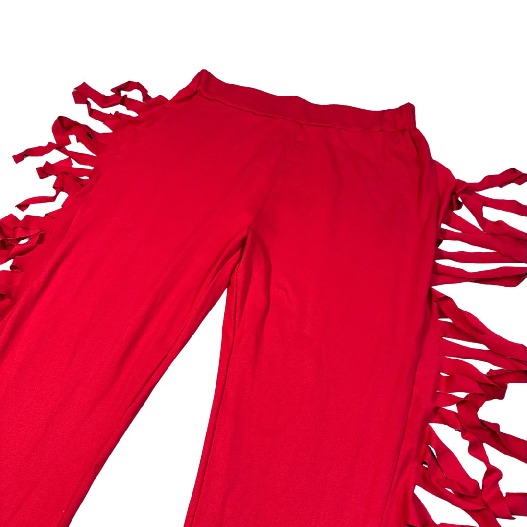 Fringe Capri Leggings(S)
