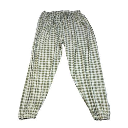 Check Print Jogger Pants(L)