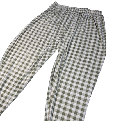Check Print Jogger Pants(L)