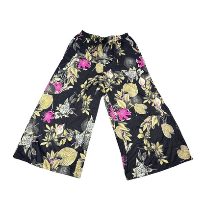 Floral Wide Leg Lounge Pants-XL