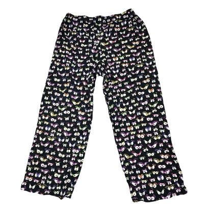 Colorful Eyes Printed Lounge Pants-L