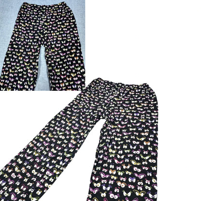 Colorful Eyes Printed Lounge Pants-L