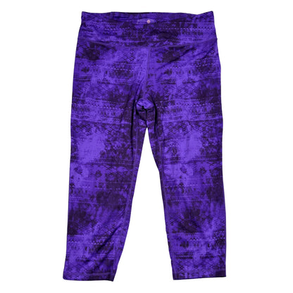 Tangerine® Purple Printed Leggings(XL)