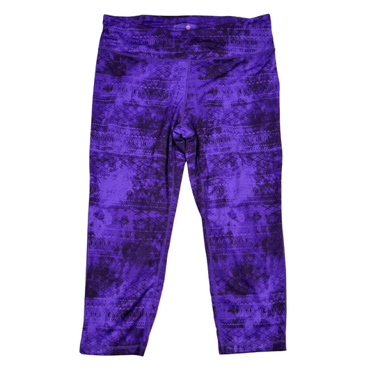 Tangerine® Purple Printed Leggings(XL)