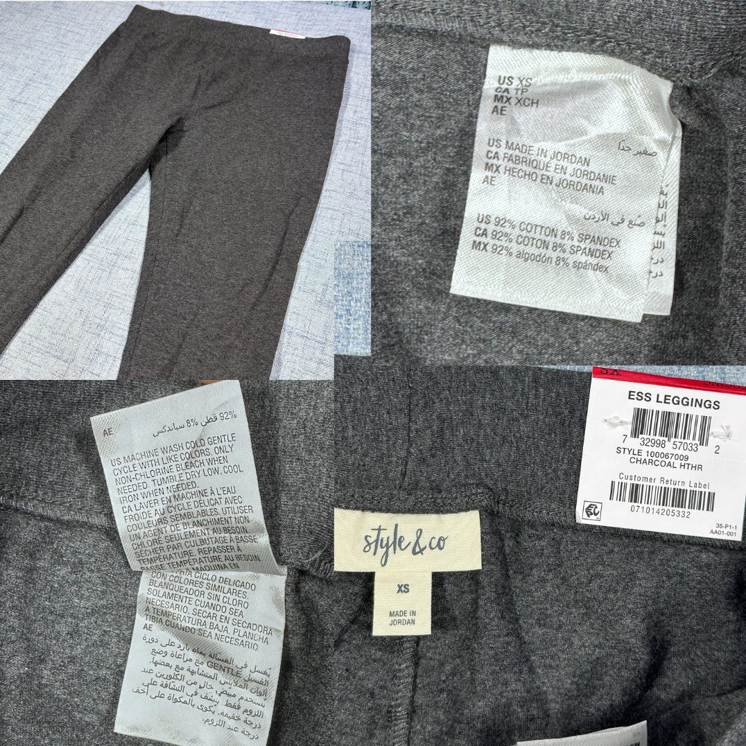 Style & Co® Charcoal Leggings(XS)