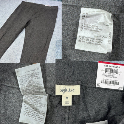 Style & Co® Charcoal Leggings(XS)