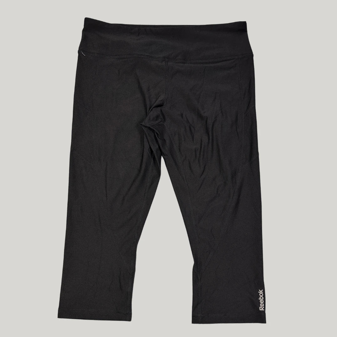 Reebok® Black Capri Leggings Athletic-L