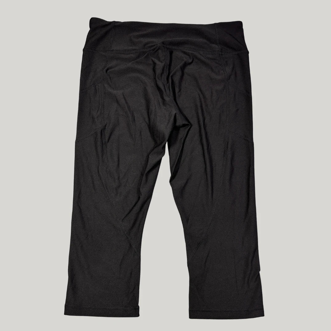 Reebok® Black Capri Leggings Athletic-L