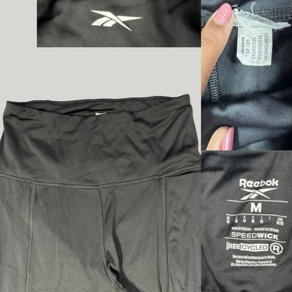 Reebok® Black Speedwick Leggings Recycled-M