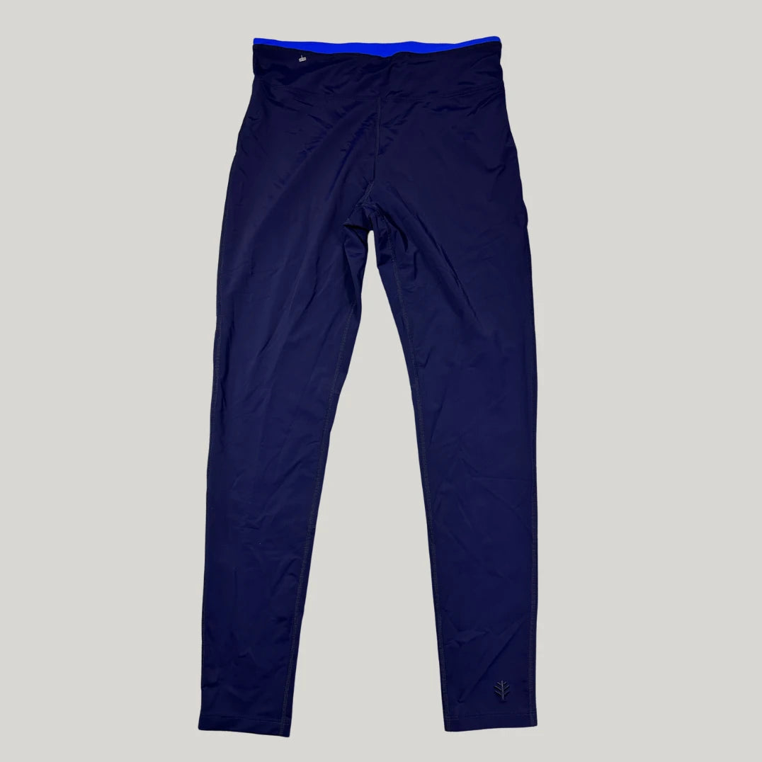 Coolibar® Blue Swim Leggings UPF50+-M