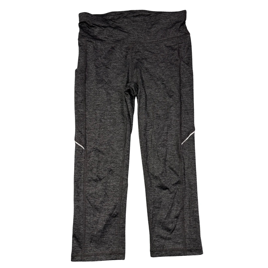 Xersion® Gray Capri Leggings Reflective-S