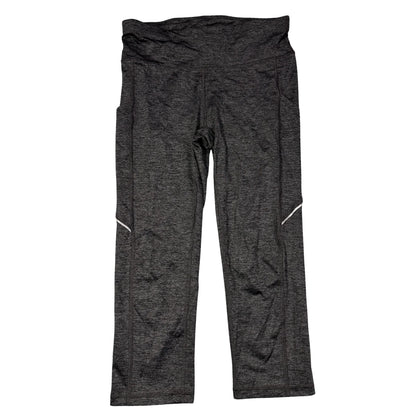 Xersion® Gray Capri Leggings Reflective-S