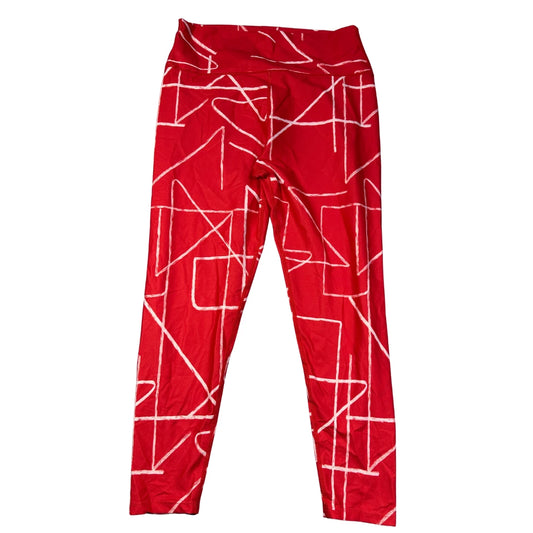 Thrift-and-treasures Red Women's Leggings Printed-XL Sage Collective